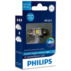 Лампа Светодиодная PHILIPS 12 В, Fest T10,5 12V-LED 1,0W (SV8,5-38) 4000K X-tremeUltinon LED, 128584000KX1
Лампа Светодиодная PHILIPS 12 В, Fest T10,5 12V-LED 1,0W (SV8,5-38) 4000K X-tremeUltinon LED, 128584000KX1
