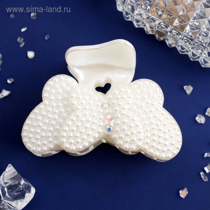 Краб для волос "Жемчужный рай" 8 см бабочка
Краб для волос "Жемчужный рай" 8 см бабочка