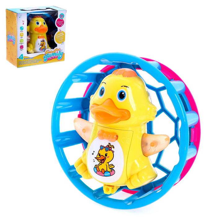 Развивающая игрушка «Уточка в колесе», световые и звуковые эффекты, МИКС
Развивающая игрушка «Уточка в колесе», световые и звуковые эффекты, МИКС