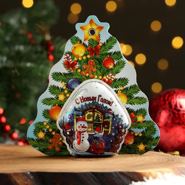 Фигура из тёмного шоколада «Снежный домик на открытке», 50 г
Фигура из тёмного шоколада «Снежный домик на открытке», 50 г