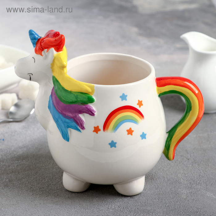 Кружка «Радужный единорожек», 380 мл
Кружка «Радужный единорожек», 380 мл