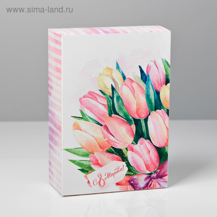 Коробка складная «С 8 марта», 16 × 23 × 7.5 см
Коробка складная «С 8 марта», 16 × 23 × 7.5 см