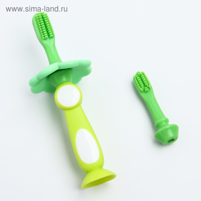 Детская зубная щетка-массажер,силикон, с ограничителем на присоске, цвет МИКС
Детская зубная щетка-массажер,силикон, с ограничителем на присоске, цвет МИКС