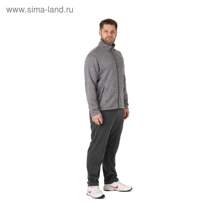 фото Куртка флисовая bump, цвет серый, размер l fhm