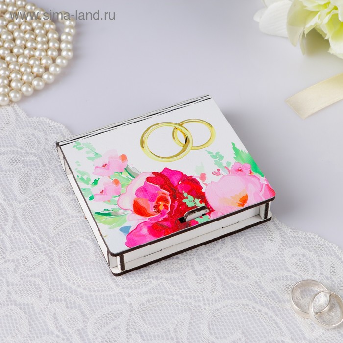 Подставка для колец "Цветочная", белая, 10х9,5х2,6 см
Подставка для колец "Цветочная", белая, 10х9,5х2,6 см