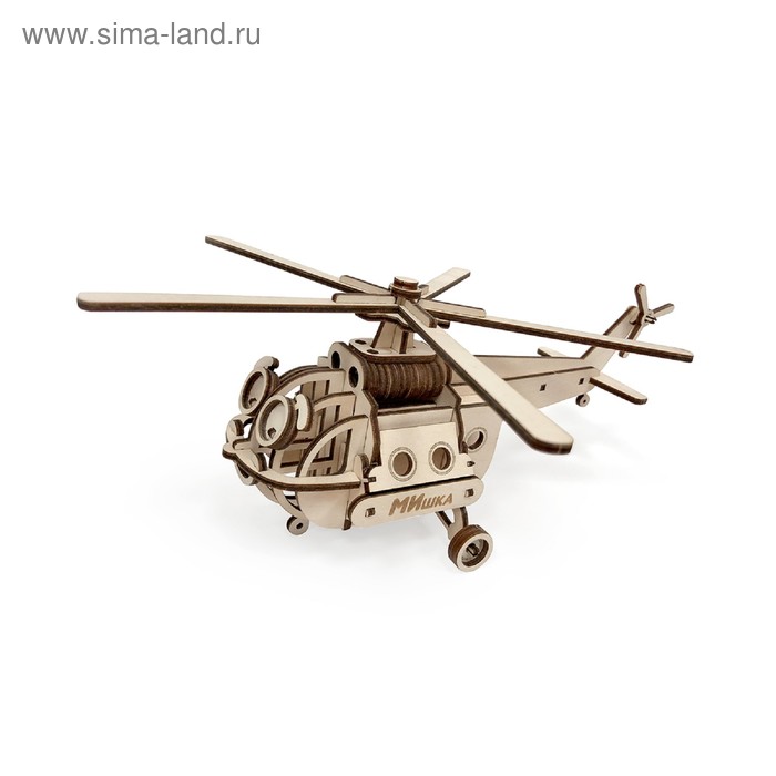 Деревянный конструктор «Вертолёт Мишка»
Деревянный конструктор «Вертолёт Мишка»
