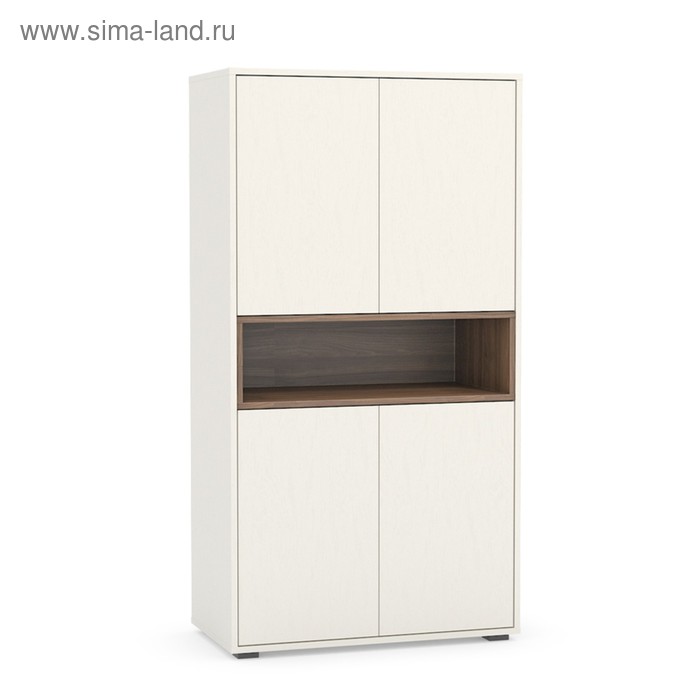 Шкаф-пенал Гринвич 08.119, 788х420х1488, Орех селект каминный/Белый премиум
Шкаф-пенал Гринвич 08.119, 788х420х1488, Орех селект каминный/Белый премиум