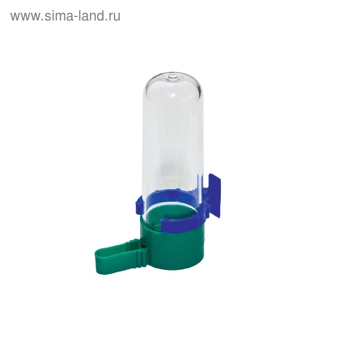 Поилка для птиц прозрачная, 75 мл, микс цветов
Поилка для птиц прозрачная, 75 мл, микс цветов