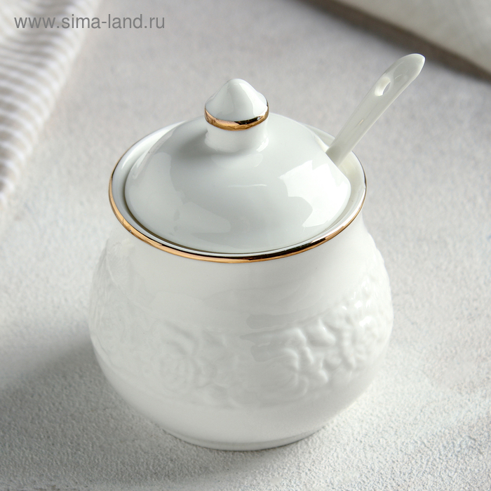 фото Сахарница с ложкой «рози», 8,3×9,5 см