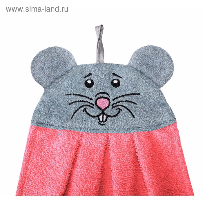 Полотенце-рушник махровый Мышка арт: 1212, 43х35, роз, хл100%, 300 гр.
Полотенце-рушник махровый Мышка арт: 1212, 43х35, роз, хл100%, 300 гр.