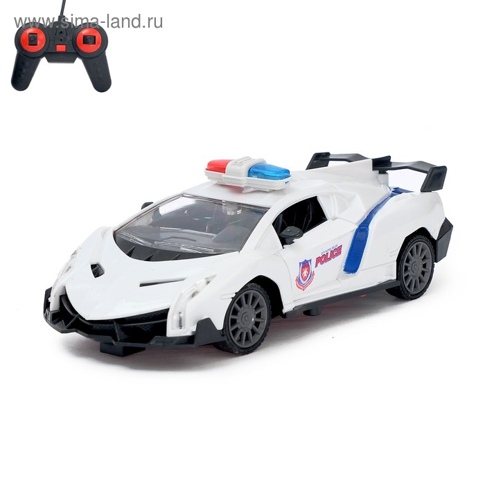 Машина радиоуправляемая «Полиция», работает от батареек, свет, открываются двери, цвета МИКС
Машина радиоуправляемая «Полиция», работает от батареек, свет, открываются двери, цвета МИКС