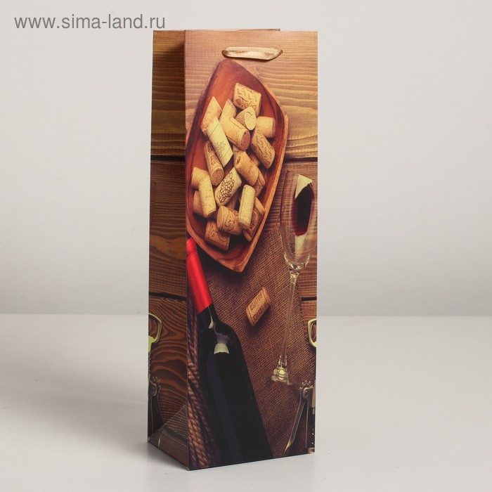 Пакет ламинированный под бутылку, 12 х 9 х 36 см
Пакет ламинированный под бутылку, 12 х 9 х 36 см