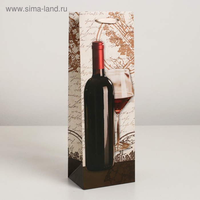 Пакет ламинированный под бутылку, 12 х 9 х 36 см
Пакет ламинированный под бутылку, 12 х 9 х 36 см