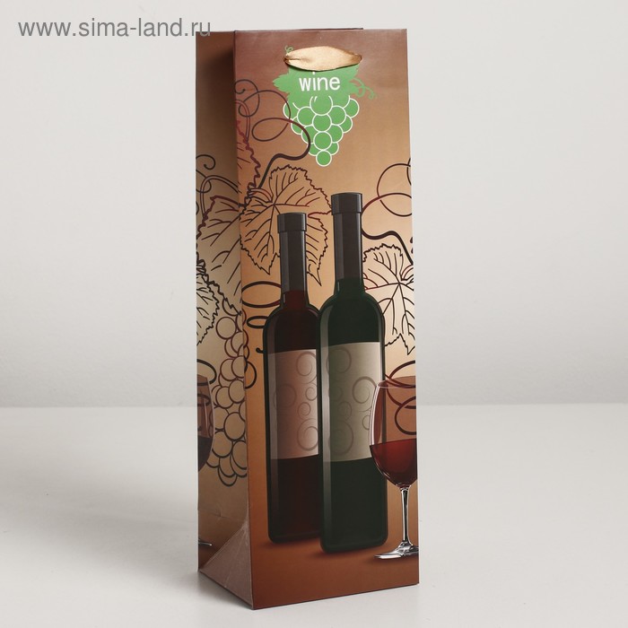 Пакет ламинированный под бутылку, 12 х 9 х 36 см
Пакет ламинированный под бутылку, 12 х 9 х 36 см