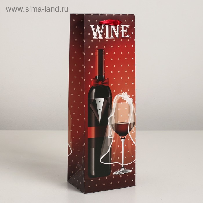 Пакет ламинированный под бутылку, 12 х 9 х 36 см
Пакет ламинированный под бутылку, 12 х 9 х 36 см