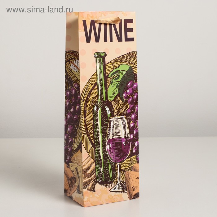 Пакет ламинированный под бутылку, 12 х 9 х 36 см 
Пакет ламинированный под бутылку, 12 х 9 х 36 см