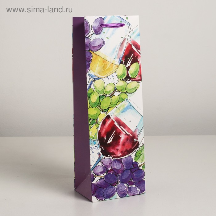 Пакет ламинированный под бутылку, 12 х 9 х 36 см
Пакет ламинированный под бутылку, 12 х 9 х 36 см