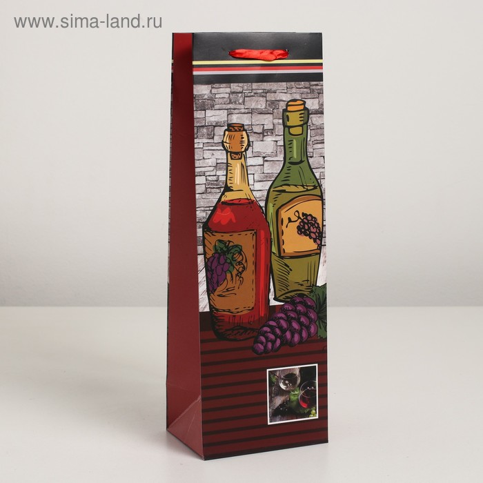 Пакет ламинированный под бутылку, 12 х 9 х 36 см
Пакет ламинированный под бутылку, 12 х 9 х 36 см