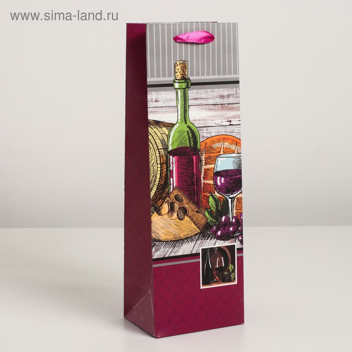 Пакет ламинированный под бутылку, 12 х 9 х 36 см
Пакет ламинированный под бутылку, 12 х 9 х 36 см