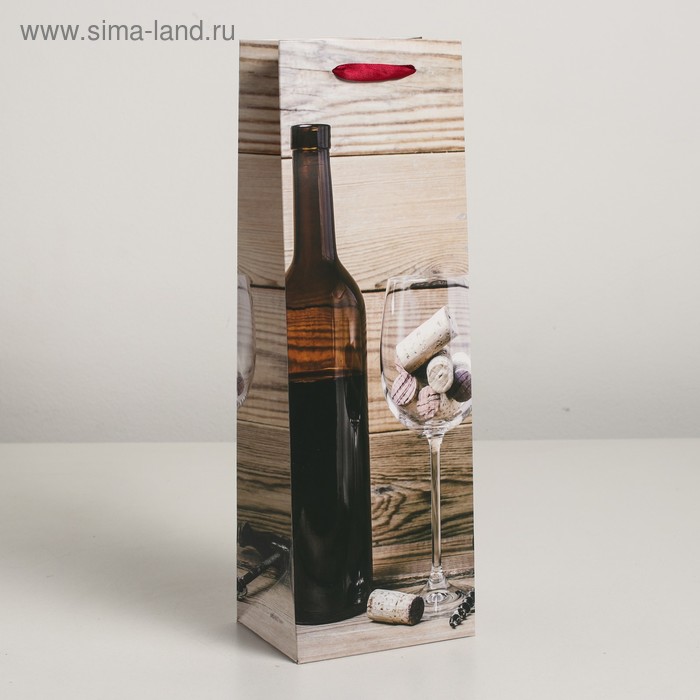 Пакет ламинированный под бутылку, 12 х 9 х 36 см
Пакет ламинированный под бутылку, 12 х 9 х 36 см