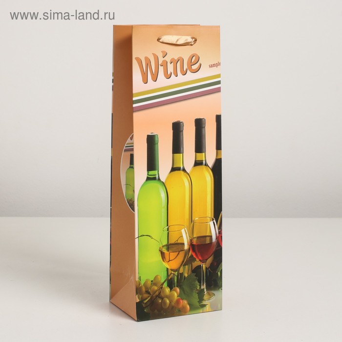 Пакет ламинированный под бутылку, 12 х 9 х 36 см
Пакет ламинированный под бутылку, 12 х 9 х 36 см