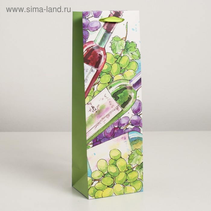 Пакет ламинированный под бутылку, 12 х 9 х 36 см
Пакет ламинированный под бутылку, 12 х 9 х 36 см