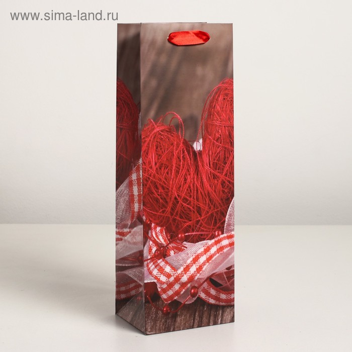Пакет ламинированный под бутылку, 12 х 9 х 36 см
Пакет ламинированный под бутылку, 12 х 9 х 36 см