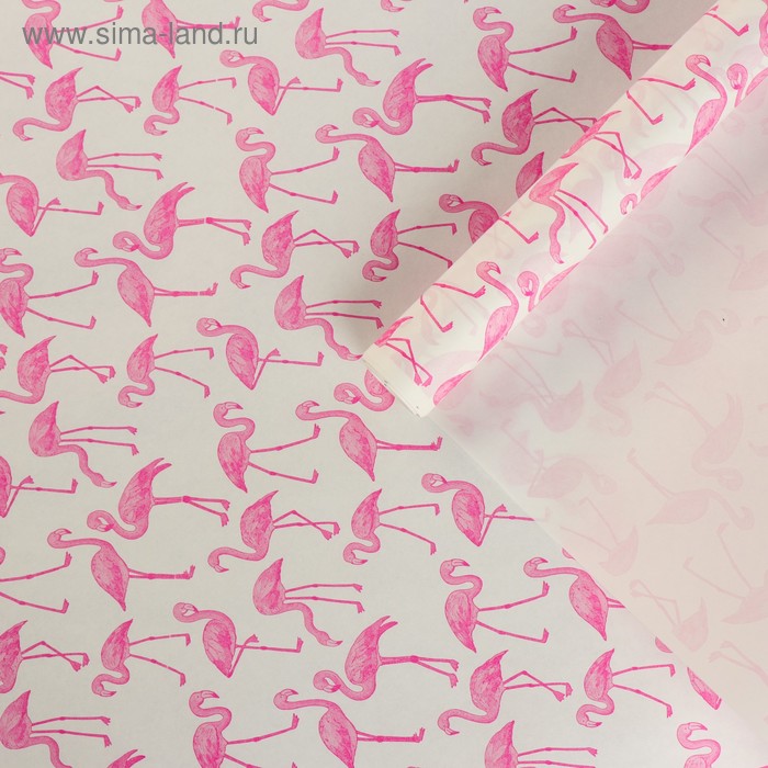 Бумага упаковочная крафт "Фламинго", 0,72 х 10 м, 40 гр/м2
Бумага упаковочная крафт "Фламинго", 0,72 х 10 м, 40 гр/м2