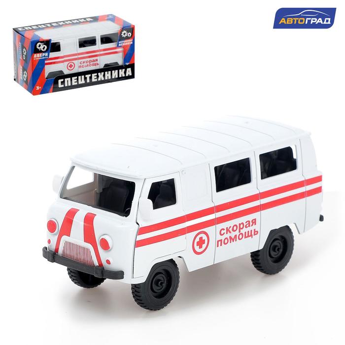 Машина инерционная «Микроавтобус Скорая помощь»
Машина инерционная «Микроавтобус Скорая помощь»