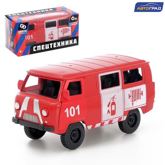 Машина инерционная «Микроавтобус МЧС», открываются двери 
Машина инерционная «Микроавтобус МЧС», открываются двери