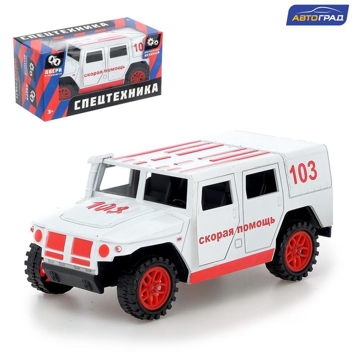 Машина инерционная «Тигр Скорая помощь»
Машина инерционная «Тигр Скорая помощь»