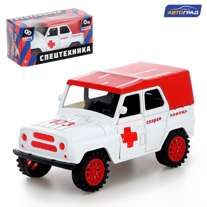 Машина инерционная «Джип Скорая помощь»
Машина инерционная «Джип Скорая помощь»