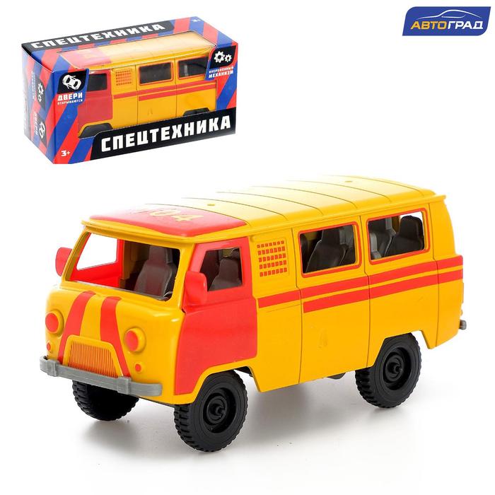 Машина инерционная «Микроавтобус Газовая служба»
Машина инерционная «Микроавтобус Газовая служба»