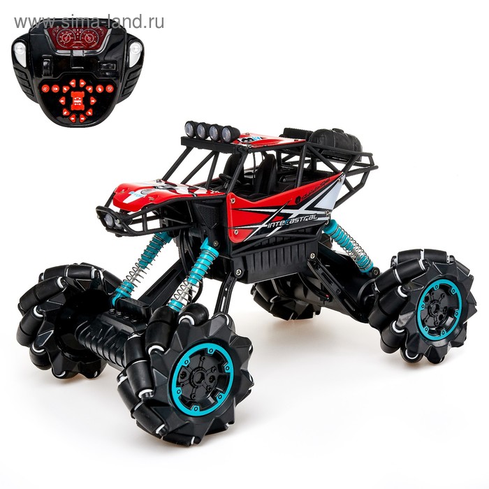 Машина радиоуправляемая «Джип-акробат», 4WD полный привод, движение во всех направлениях, цвета МИКС
Машина радиоуправляемая «Джип-акробат», 4WD полный привод, движение во всех направлениях, цвета МИКС