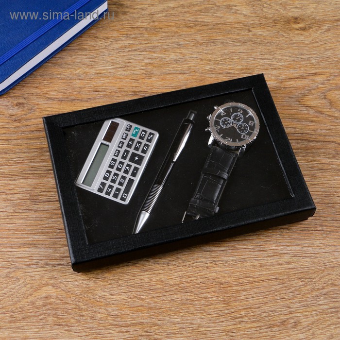 Набор подарочный 3в1 (ручка, часы, калькулятор)
Набор подарочный 3в1 (ручка, часы, калькулятор)