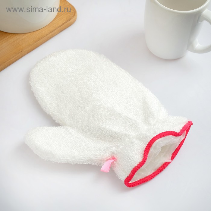 Варежка для уборки и мытья посуды, 22×15,5 см, микроволокно, цвет белый
Варежка для уборки и мытья посуды, 22×15,5 см, микроволокно, цвет белый