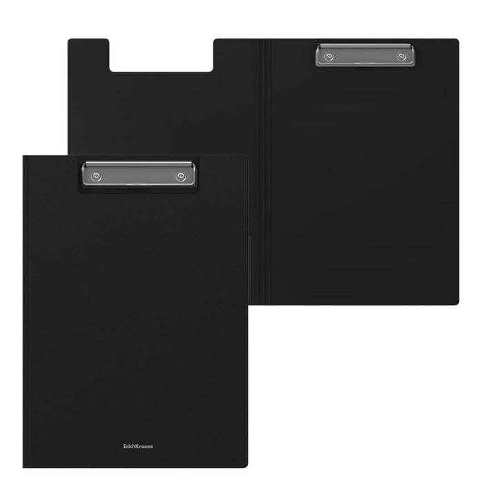Папка-планшет с зажимом А4, 1.3 мм, ErichKrause Matt Classic, пластиковая, с внутренним карманом, черный¶ 
Папка-планшет с зажимом А4, 1.3 мм, ErichKrause Matt Classic, пластиковая, с внутренним карманом, черный¶