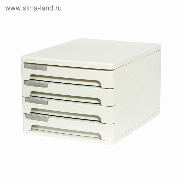 Бокс универсальный ErichKrause, 4 отделения, серый 
Бокс универсальный ErichKrause, 4 отделения, серый