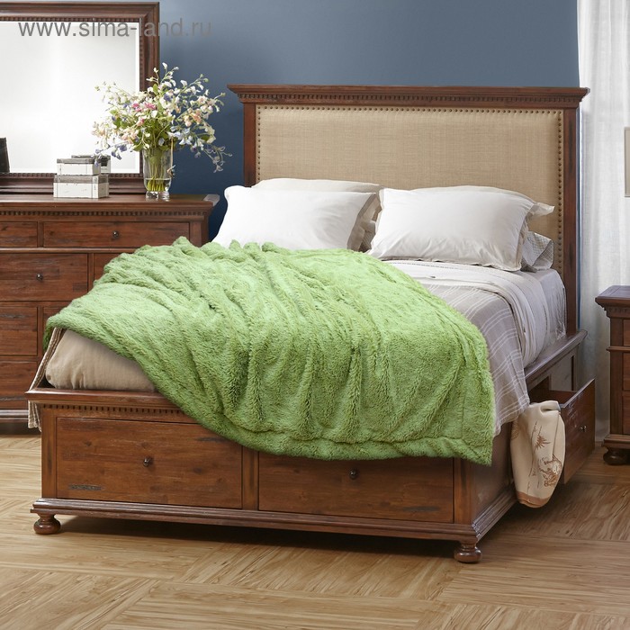 Плед меховой, размер 220 × 240 см, цвет зелёный
Плед меховой, размер 220 × 240 см, цвет зелёный