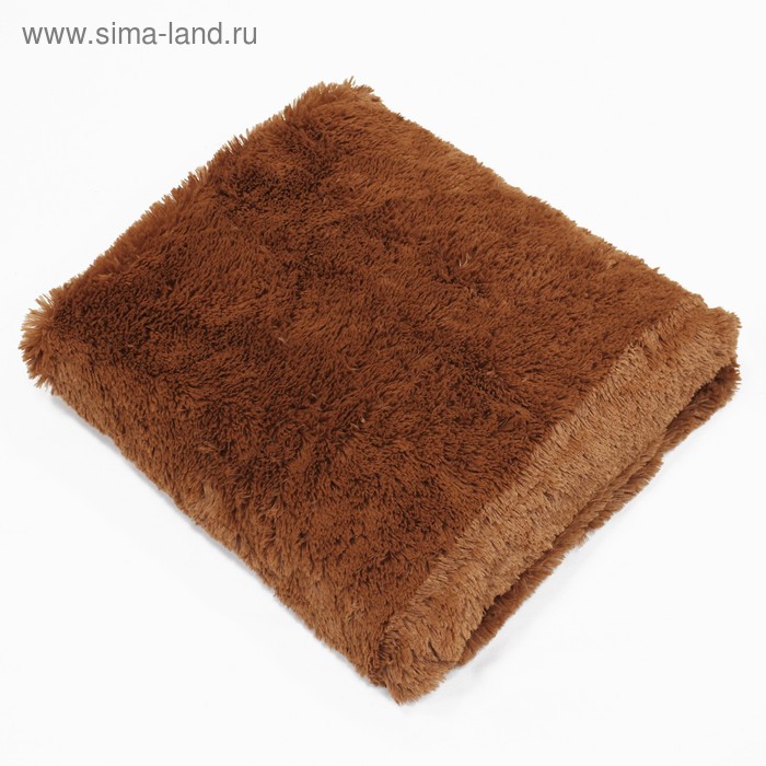 Плед, размер 160 × 220 см, цвет коричневый
Плед, размер 160 × 220 см, цвет коричневый