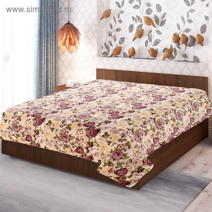 Плед, размер 150 × 200 см, принт гобеленовые цветы, бежевый
Плед, размер 150 × 200 см, принт гобеленовые цветы, бежевый