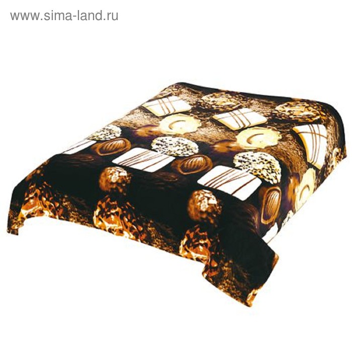 Плед, размер 150 × 200 см, цвет коричневый
Плед, размер 150 × 200 см, цвет коричневый