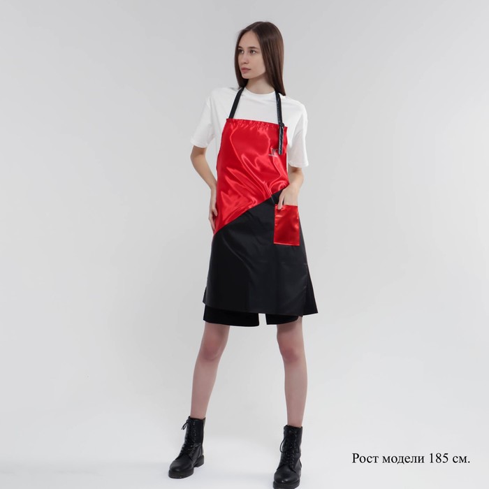 Фартук для мастера, цвет красный/чёрный
Фартук для мастера, цвет красный/чёрный