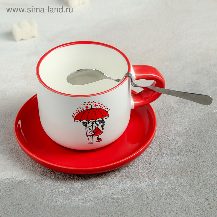 Чайная пара керамическая «Романтика»: чашка 180 мл, блюдце 12 см, ложка, рисунок МИКС
Чайная пара керамическая «Романтика»: чашка 180 мл, блюдце 12 см, ложка, рисунок МИКС