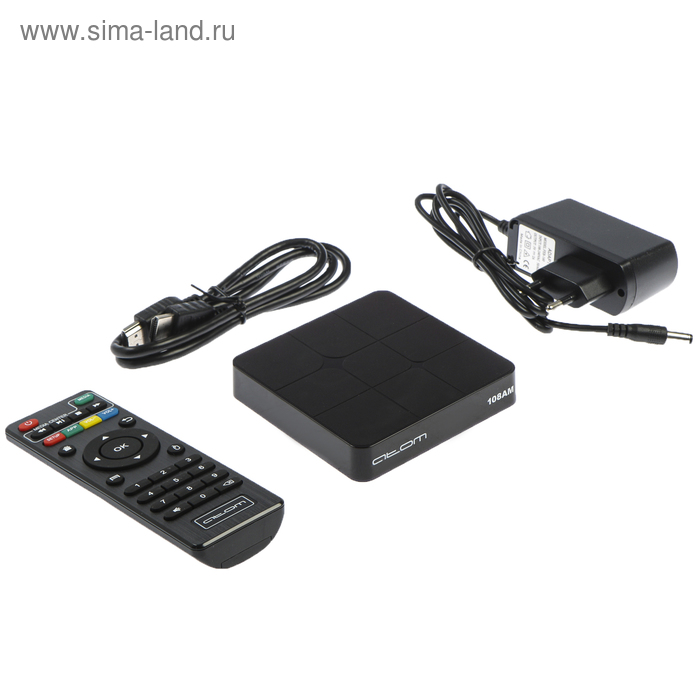 Приставка "Смарт ТВ" ATOM-108АМ, 1 ГБ ОЗУ, 8 ГБ, Android, Ultra HD, Wi-Fi, HDMI, чёрная
Приставка "Смарт ТВ" ATOM-108АМ, 1 ГБ ОЗУ, 8 ГБ, Android, Ultra HD, Wi-Fi, HDMI, чёрная