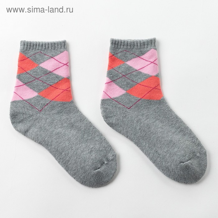 Носки детские махровые, цвет серый, размер 20-22 
Носки детские махровые, цвет серый, размер 20-22
