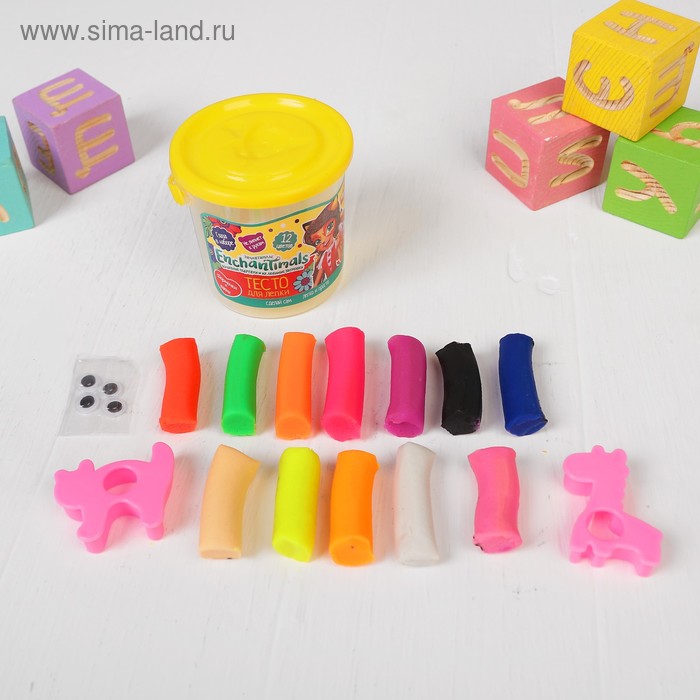 Тесто для лепки Enchantimals, 2 формочки,глаза,12цветов ,90 г, цвета МИКС
Тесто для лепки Enchantimals, 2 формочки,глаза,12цветов ,90 г, цвета МИКС