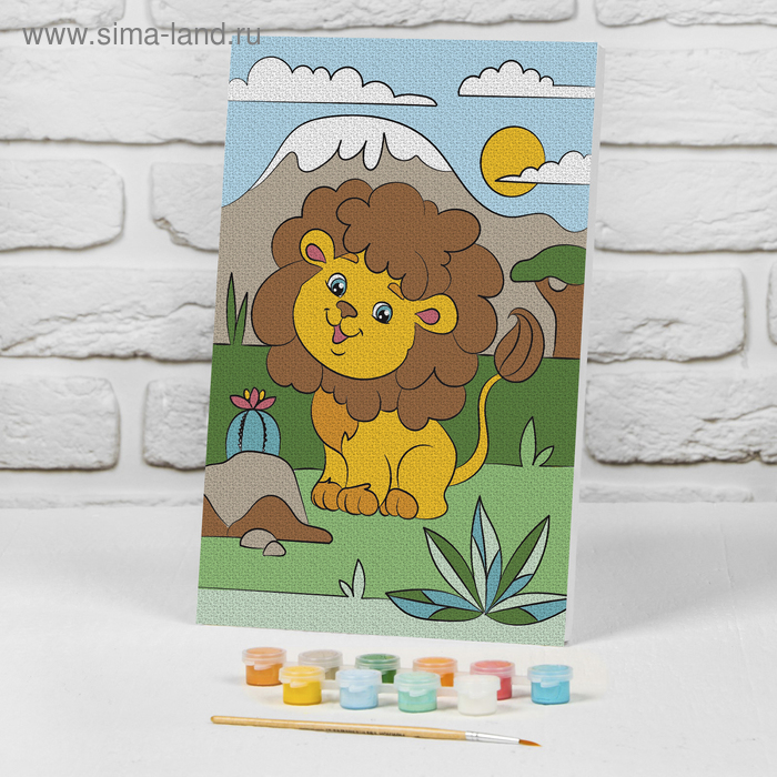 Картина по номерам на подрамнике «Лев в пустыне» 20×30 см
Картина по номерам на подрамнике «Лев в пустыне» 20×30 см