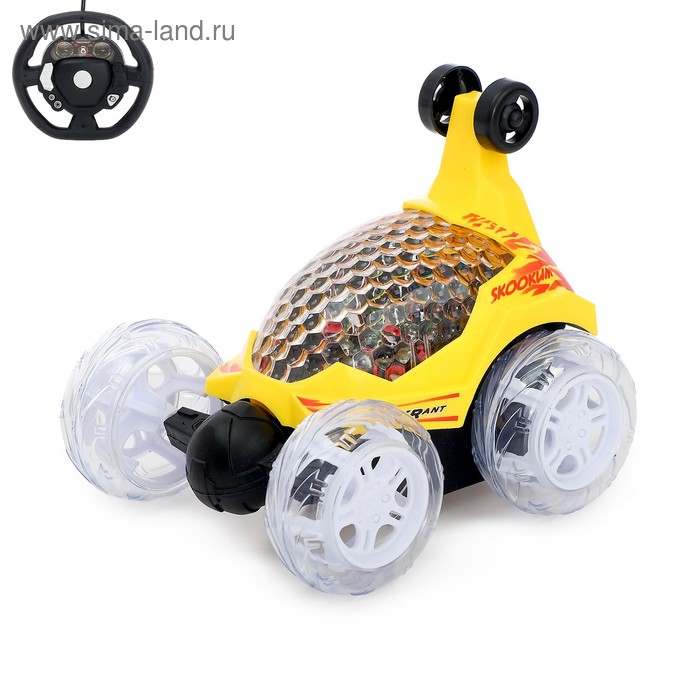 Перевёртыш радиоуправляемый «Трюкач», подсветка колес, работает от аккумулятора, цвета МИКС
Перевёртыш радиоуправляемый «Трюкач», подсветка колес, работает от аккумулятора, цвета МИКС