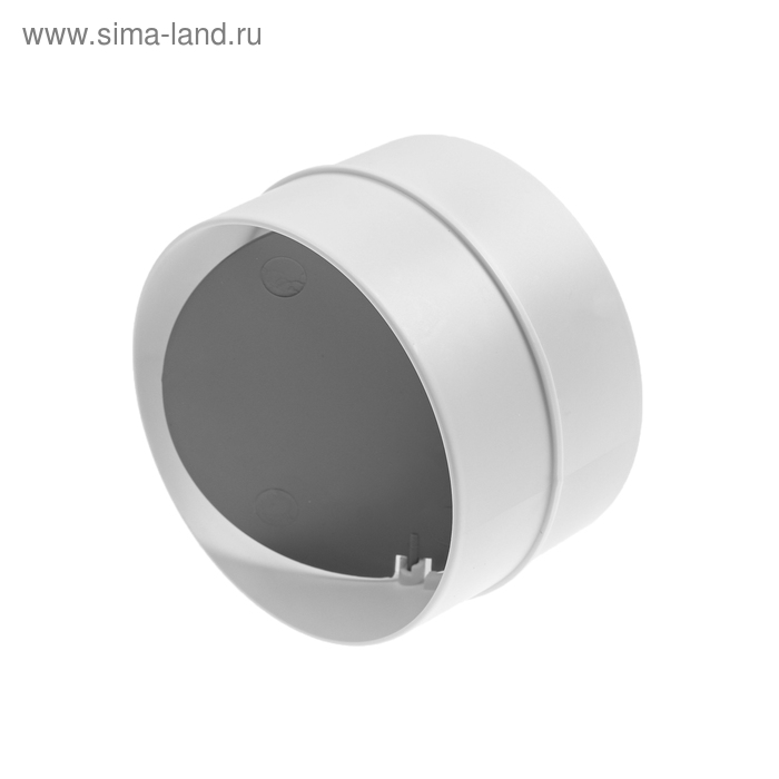 Соединитель круглых каналов VENTS, d=100 мм, с обратным клапаном